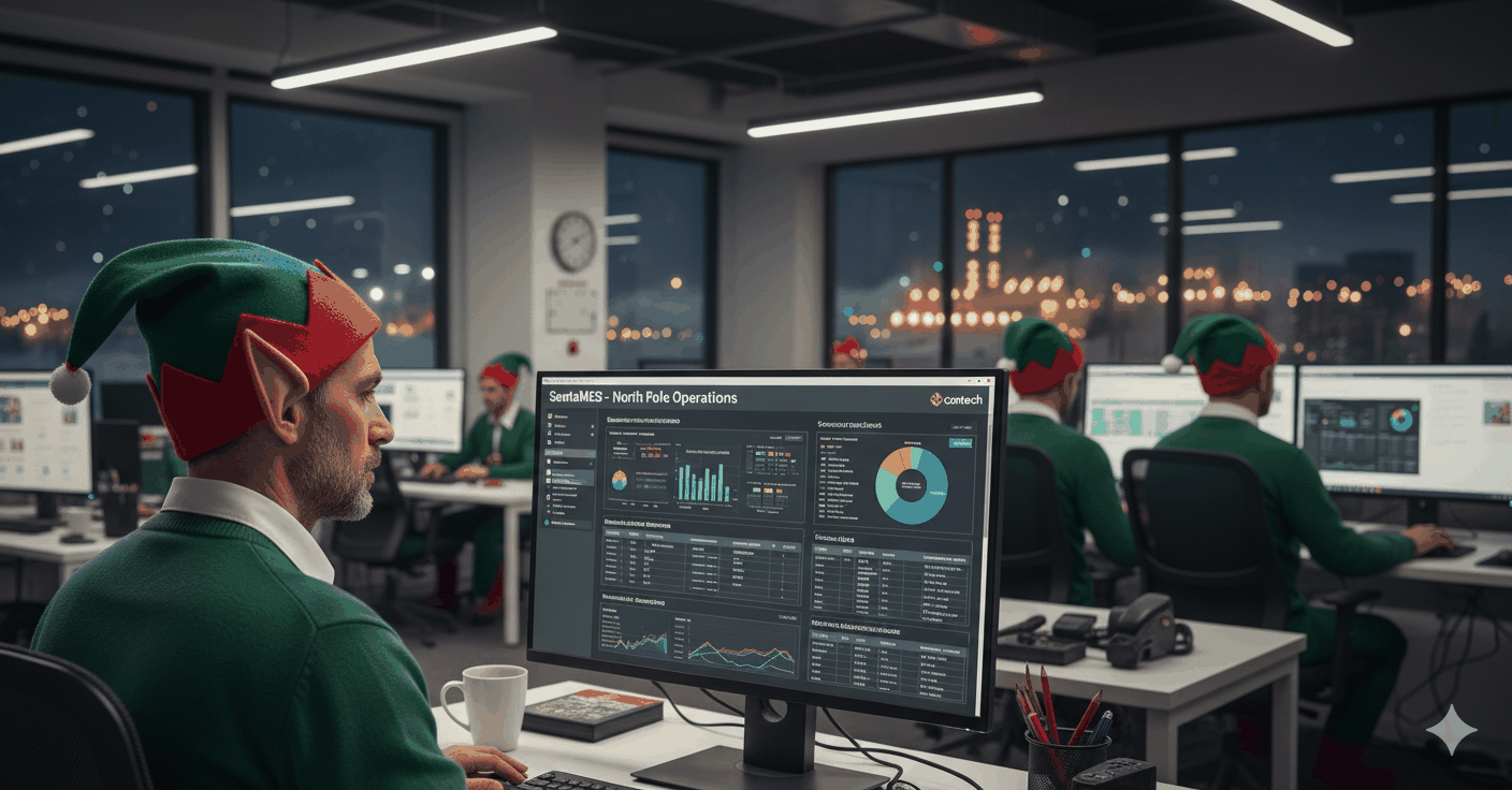 Il centro di comando della Santa's Factory