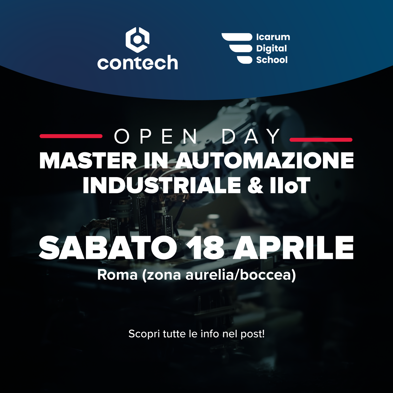 Immagine articolo: Open Day Master Automazione