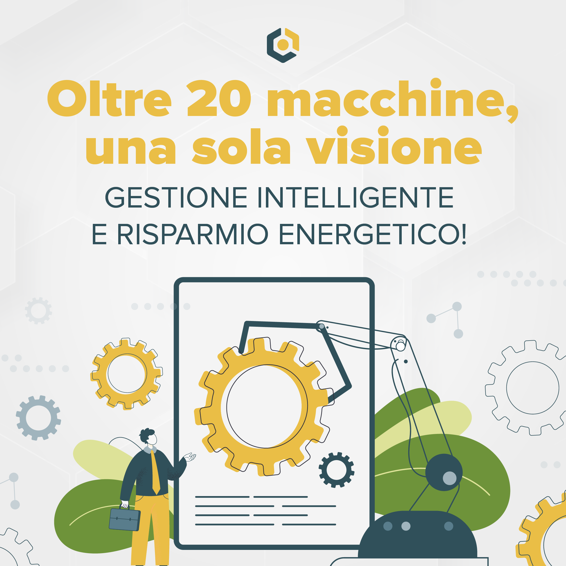 Immagine articolo: Oltre 20 macchine, una sola visione: gestione intelligente e risparmio energetico con Contech!